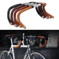 Cinta para manillar de bicicleta de carretera, cinta antideslizante hecha a mano para manillar de bicicleta, cinta envolvente antivibración, cinta de barra de cuero de microfibra vintage
