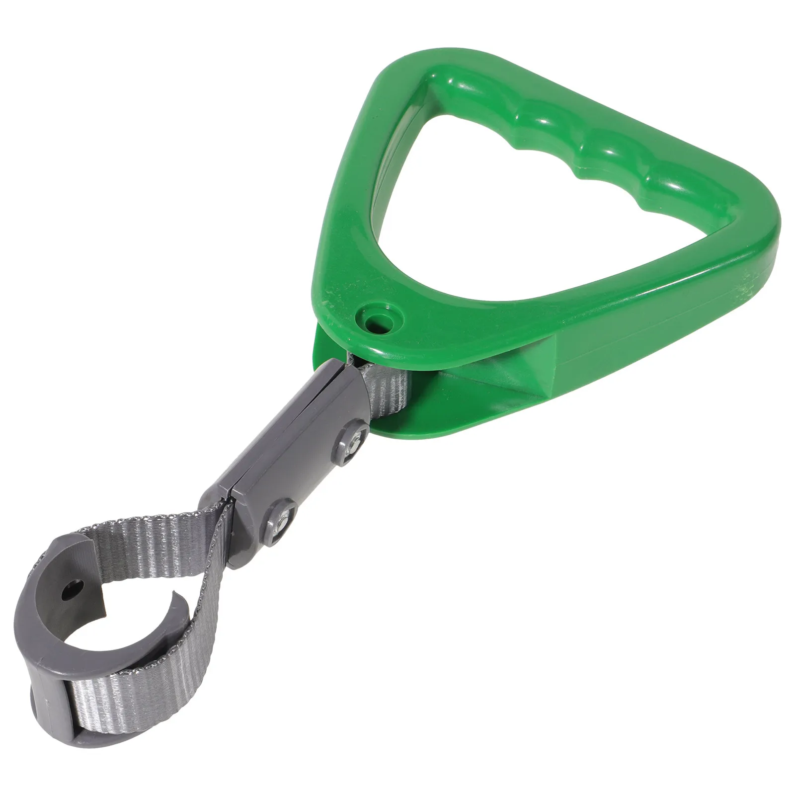 

Green Triangle Bus Handle Ring Sturdy Subway Assist Installation Replacement Bus Hand Strap Vehicle Support Safety