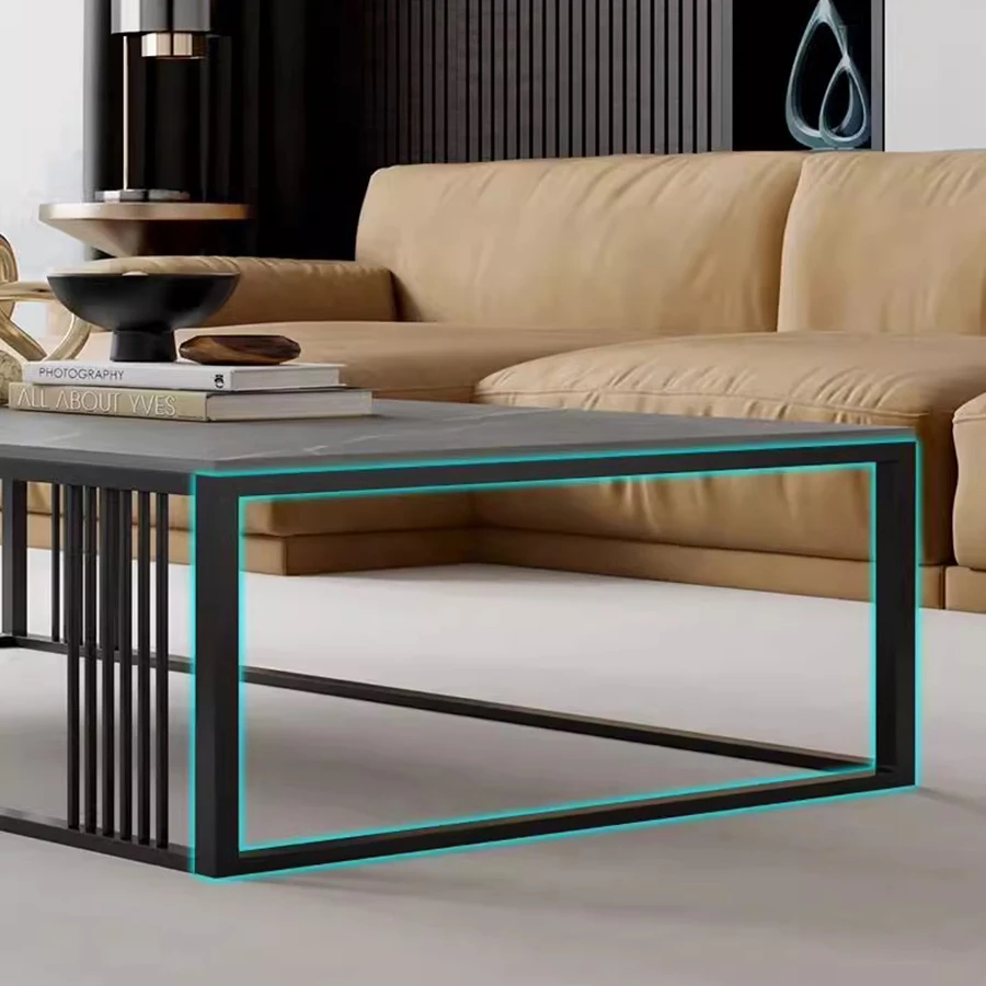 Natural Coffee Tables Aesthetic Vintage High Storage Kitchen Child Safety Portable Side Table Italian Eettafels Design Furniture image 5