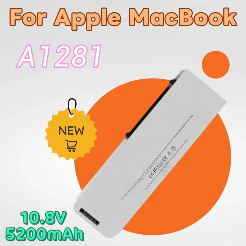

New A1281 Laptop Battery 10.8V 5200mAh for Apple MacBook Pro 15" A1286 (2008 Version) MB772 MB470J/A MB772*/A MB772J/A MB471X/A