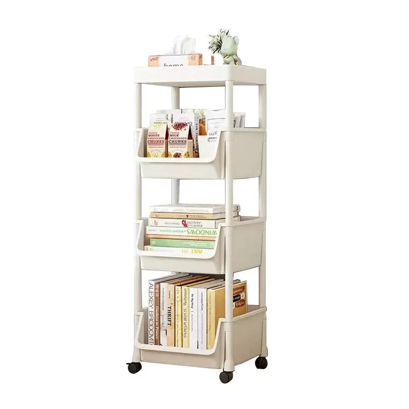 

Mobile Storage Rack Trolley Multi-layer Kitchen Trolley Thicken Metal Cart Snacks Organizadores De Cocina Shelves Organizers