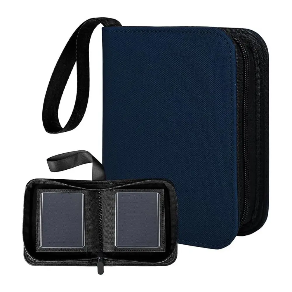 Album-portatil-para-cartas-colecionaveis-com-40-bolsos-couro-diamante-mini-binder-3x4-polegadas-bolsos-duraveis-para-armazenamento-de-colecao-de-cartas