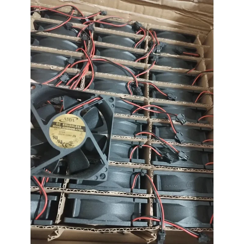 for ADDA 8025 DC24V 0.16A Double Ball Bearing Long Life Original Positive Rotation Cooling Fan