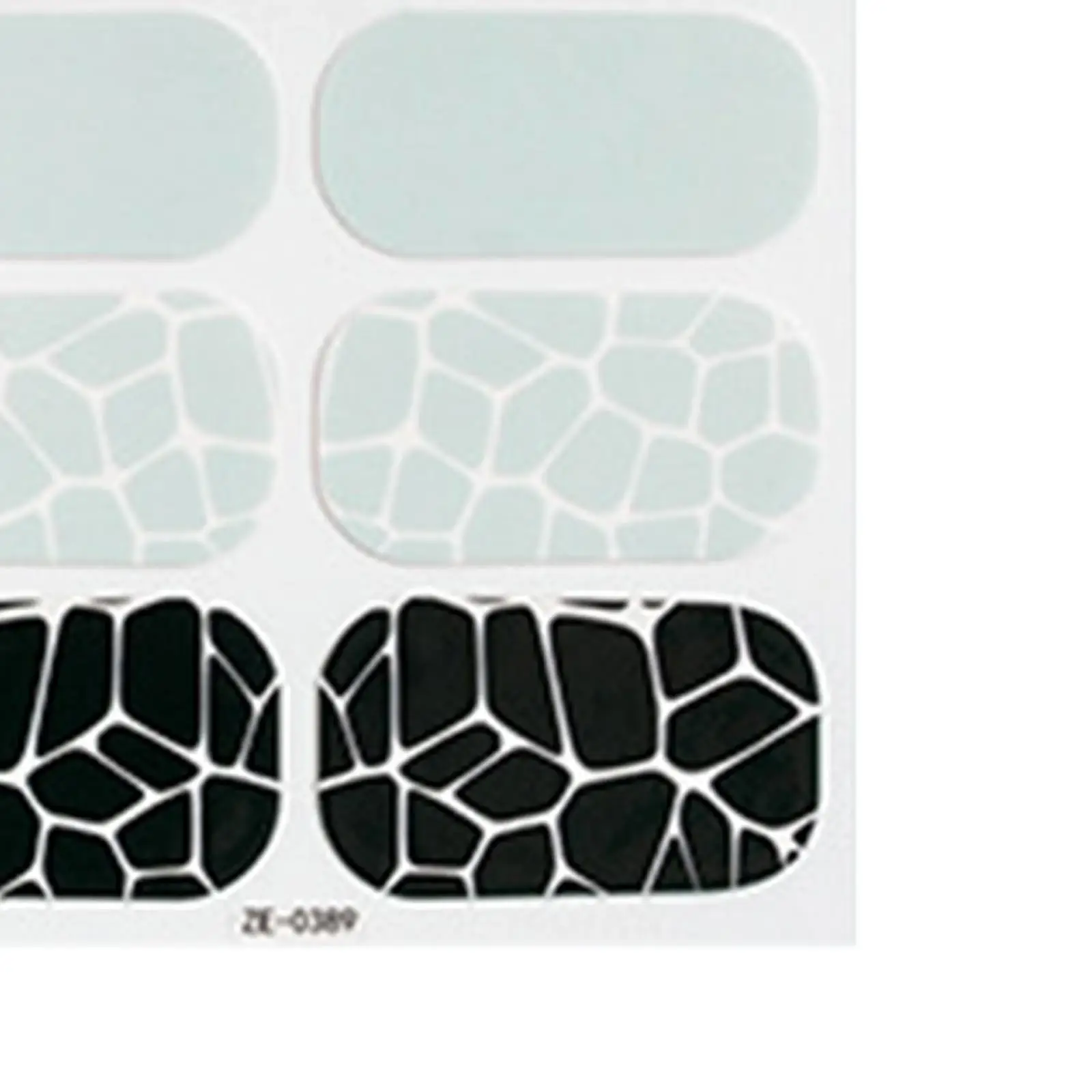 Bandes d'ongles en gel semi-durci pour filles et femmes, enveloppes d'ongles, salon, 16 pièces