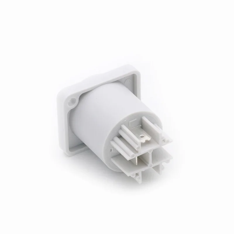 10pcs/lot 3 Pin Powerconnector Female Jack Panel Mount NAC3MPA NAC3MPB AC Power Chassis for Stage Light LED Connector 20A/250V