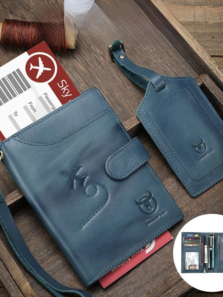 handmade-leather-passport-holder-vintage-men's-wallet-multi-functional-card-bag-travel-document-bag-top-layer-cowhide-wallet