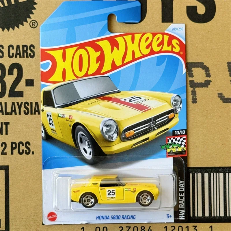 Roda panas asli mobil lalu lintas 1/64 Model Diecast simulasi Kendaraan Dodge Honda Toyota Mazda Chevy Impara mainan anak laki-laki 2024 P Auto