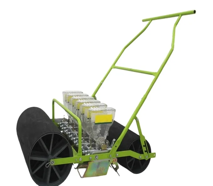 Hand Propelled Agricultural Machinery Transplanter 3 Rows for Onion Carrot Spinach Cabbage Vegetable Planters Seeder Machine