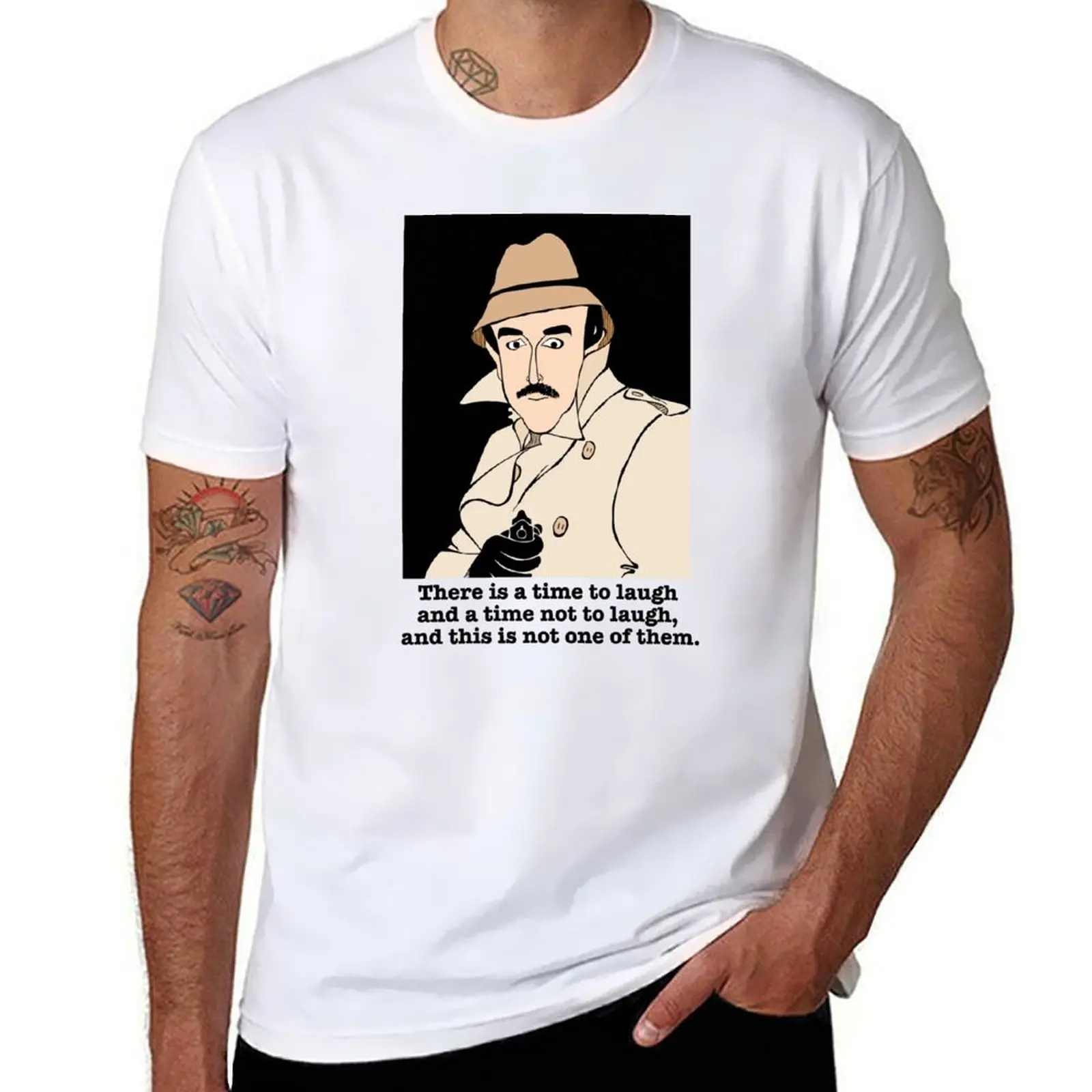 

PETER SELLERS INSPECTOR CLOUSEAU FAN ART T-Shirt funny t shirts cotton t shirts for man slim fit t shirt for man T-Shirt