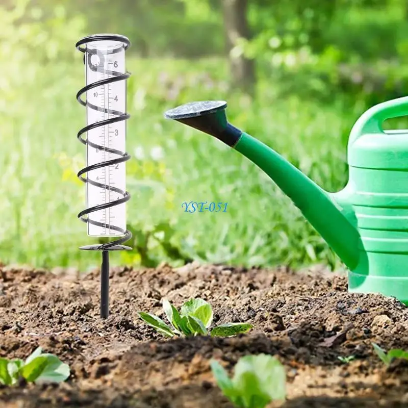 

E15A Rain Gauge Glass Tube Replacement Rainfall Test Tube Yard Garden Outdoor Home