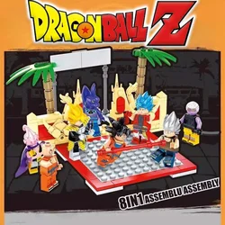 Dragon Ball Son Goku Cartoon Assembled Model Mini Model Set Toy Dots Baseplate DIY Plastic Plate Classic Accessories Kids Toys