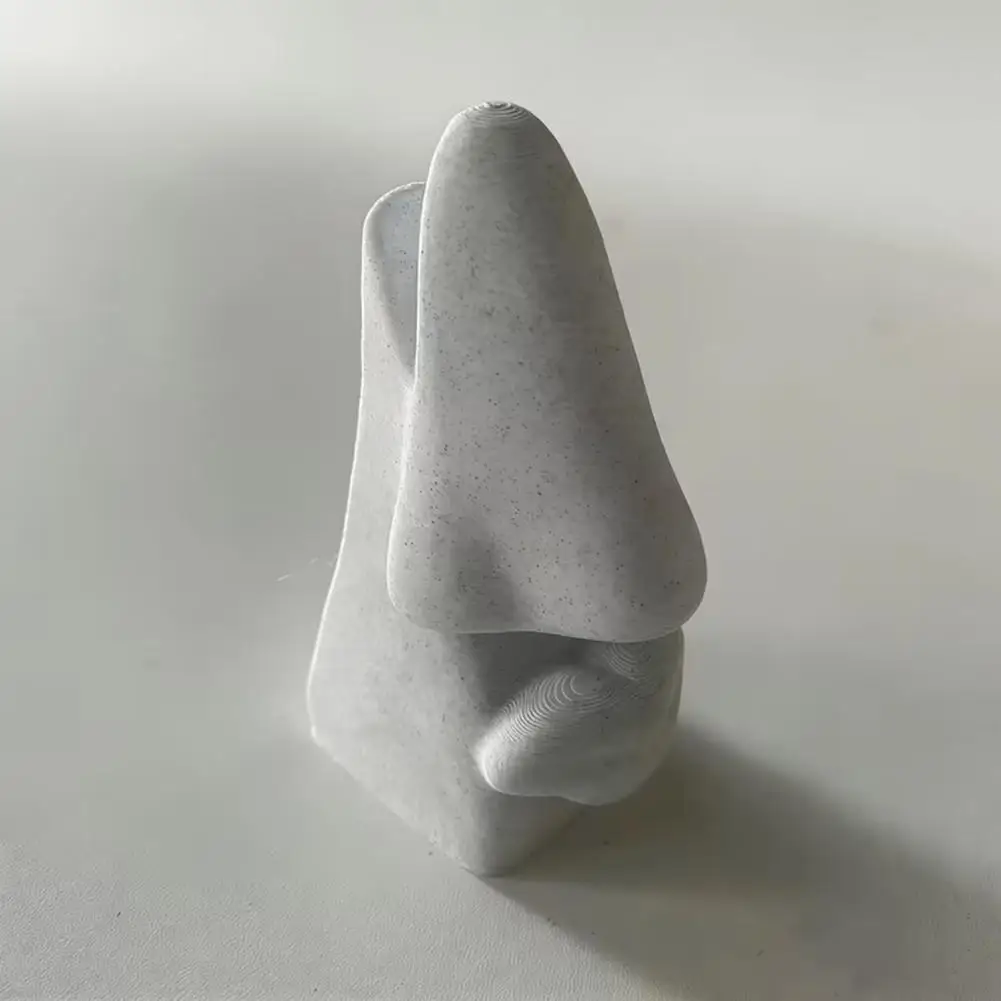 Counterweighted Glasses Stand 3d Printed Nose Shaped Glasses Holder Stand Abstract Face Sunglasses Display Rack Eyewear for Desk