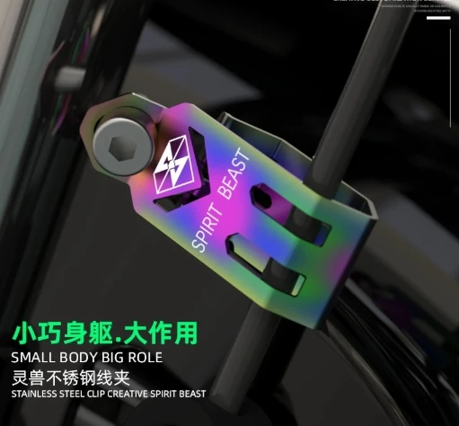 

Stainless Steel Clip for KTM Duke 390 Motorcycle Retrofit Accessory Gitfire Scooter Odometer Bracket Oil Line Clamp