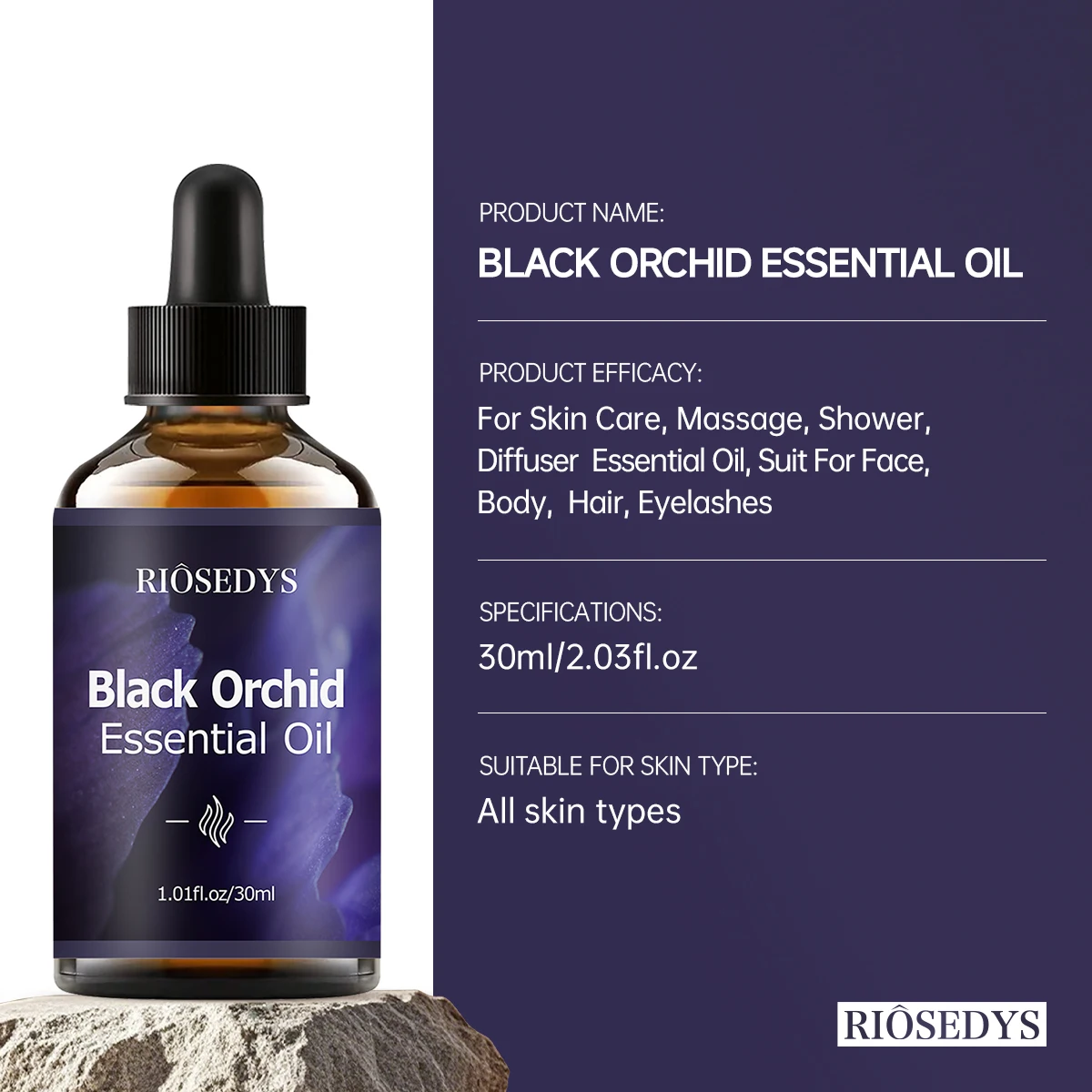 زيت الأوركيد الأساسي الأسود - 30 مل / 1.01 أونصة أوقية، يجب اقتناؤه للمناشرون المنزلية، الناشرون، موزع السيارات، ضروري متعدد الأغراض #6