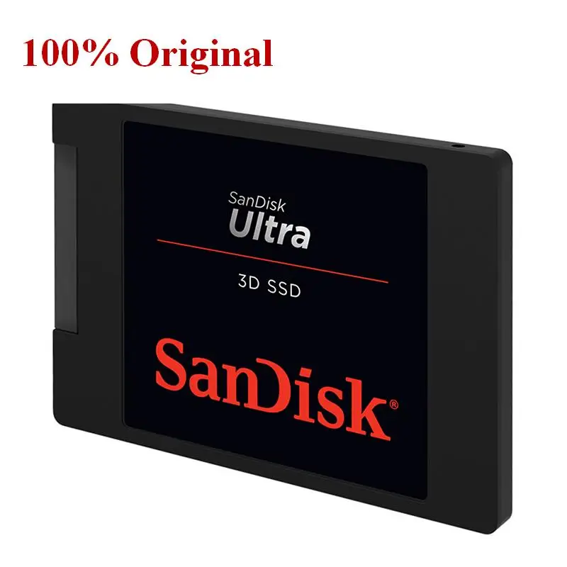 Двойной Флеш-накопитель SanDisk Твердотельный накопитель (SSD диск ультра 3D внутренний 250 ГБ 1 ТБ 2 ТБ SATA III HDD жесткий диск 500 г 560 МБ/с. для Тетрадь стационарного персонального компьютера