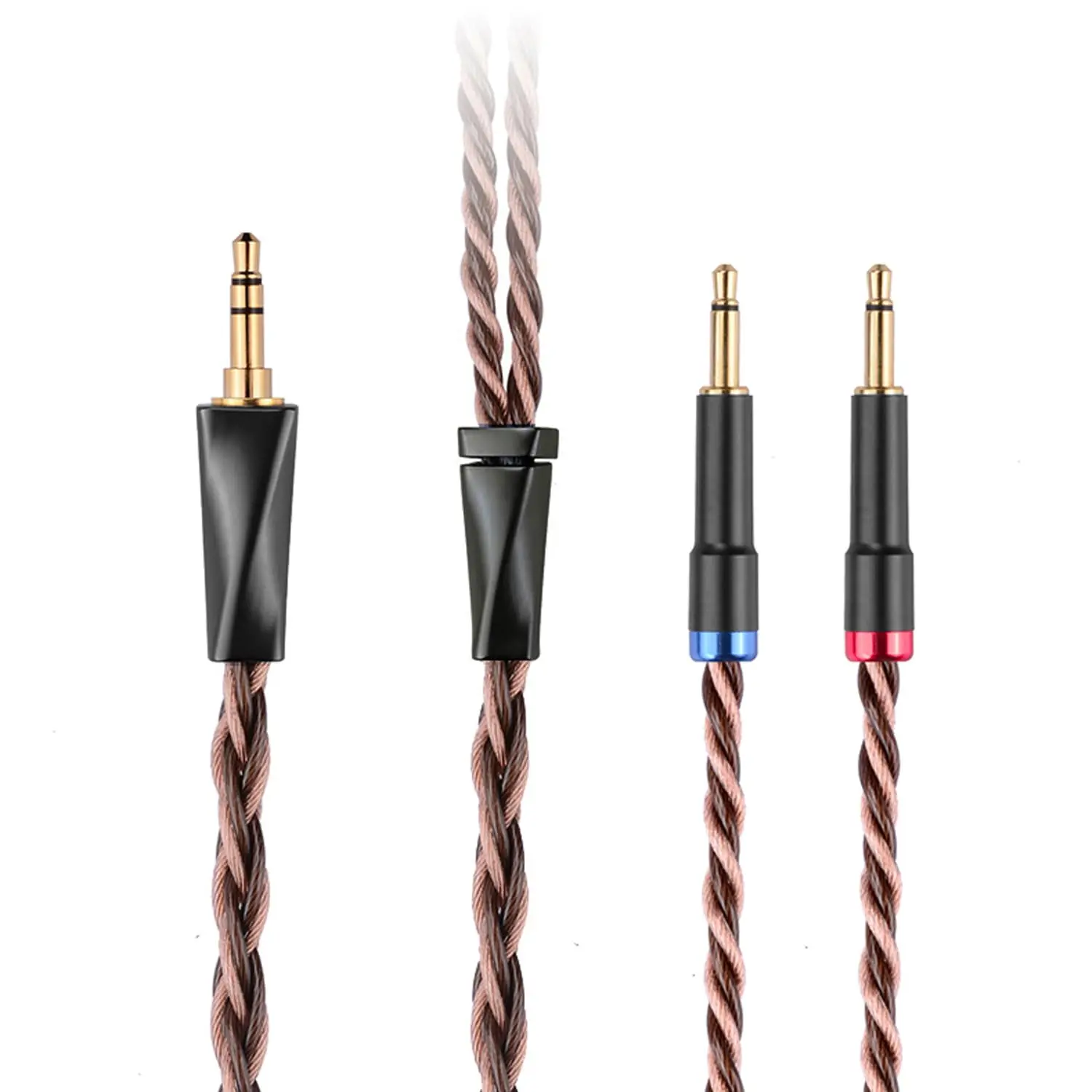 

OKCSC 8N OFC German Copper Cable Wire for Sony MDR Z1R MDR Z7M2 Hifiman HE400SE HE4XX Meze Audio Denon AH-D9200 Headphones 4.9ft