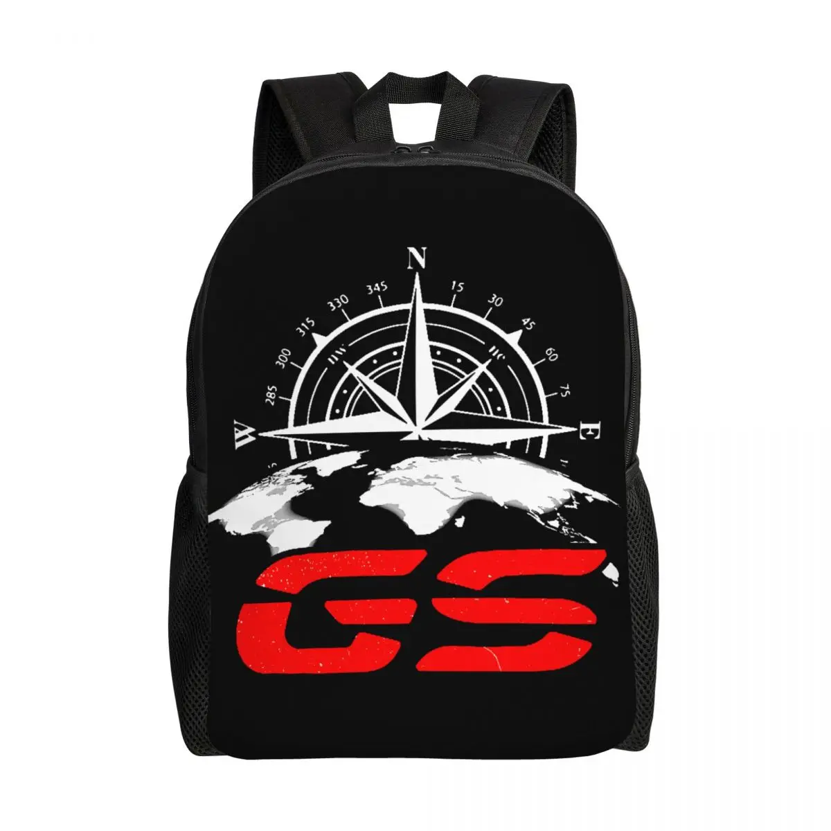 

Customized GS Motorcycle Adventure Laptop Backpack Women Men Basic Bookbag for School College Student Motorrad Biker Bags