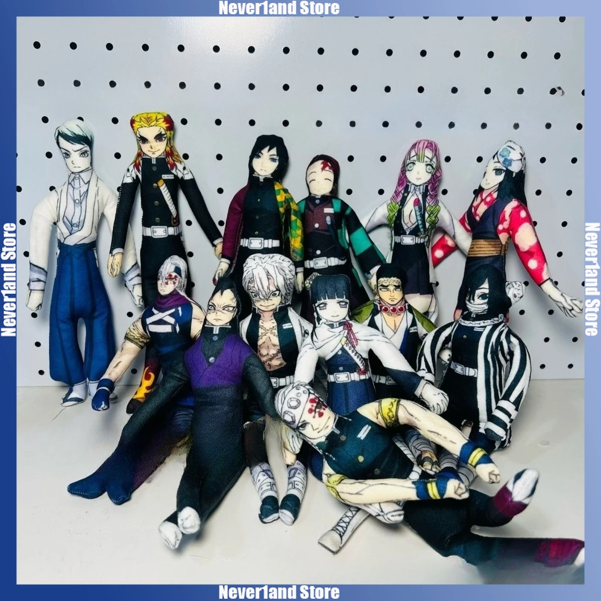 

Anime Demon Slayer Plush Cotton Stuffed Doll cartoon Tanjirou Sanemi Giyuu Slender Twistable Shape Abstract Model Decoration