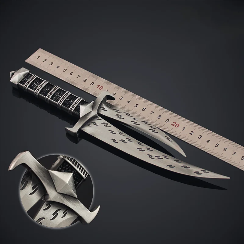 28 سنتيمتر الهروب من Tarkov لعبة الأجهزة الطرفية Cultist السم سكين لعبة الحلي سبيكة جمع الدعائم لعبة السيف الزينة #3