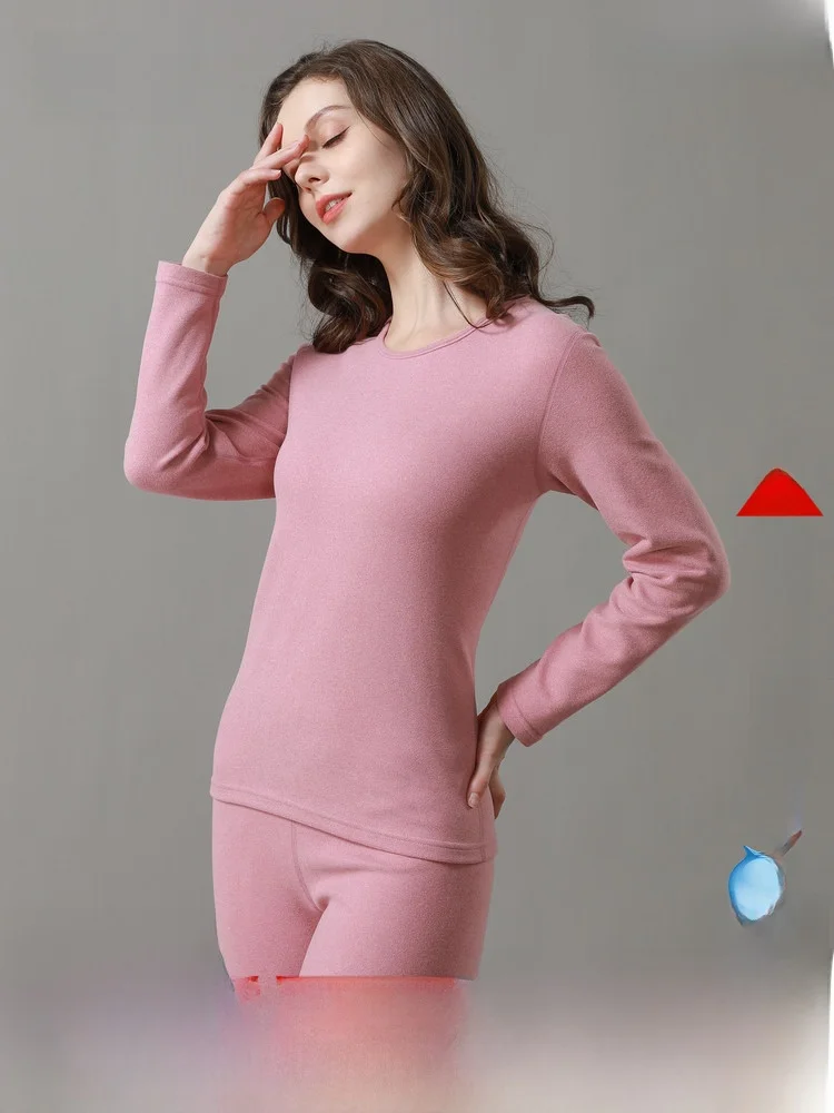 

Комплект термобелья Snow Flng 2026 для мужчин: утепленный, с круглым вырезом, для весны и осени. Удобные теплые пижамы с длинными рукавами для пар.