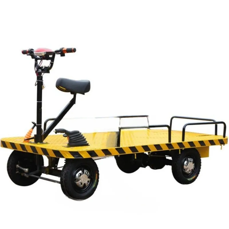 Warehouse construction site battery transportation can ride the elevator upside down to move the truck