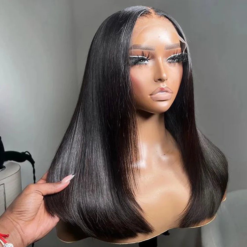 Bob Wig Human Hair Straight Lace Front Wigs Human Hair Short Bob Human Hair Wigs Black Lace Front Wig Human Hair Wigs 100%Human