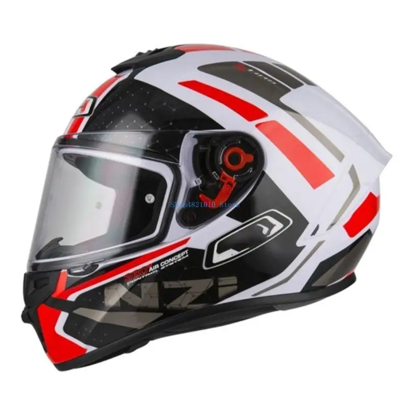 T3LF Set Pelat Dasar Gigi Pelindung Helm untuk NZI TENDY Bagian Reparasi Helm Sepeda Motor Pelat Dasar Visor