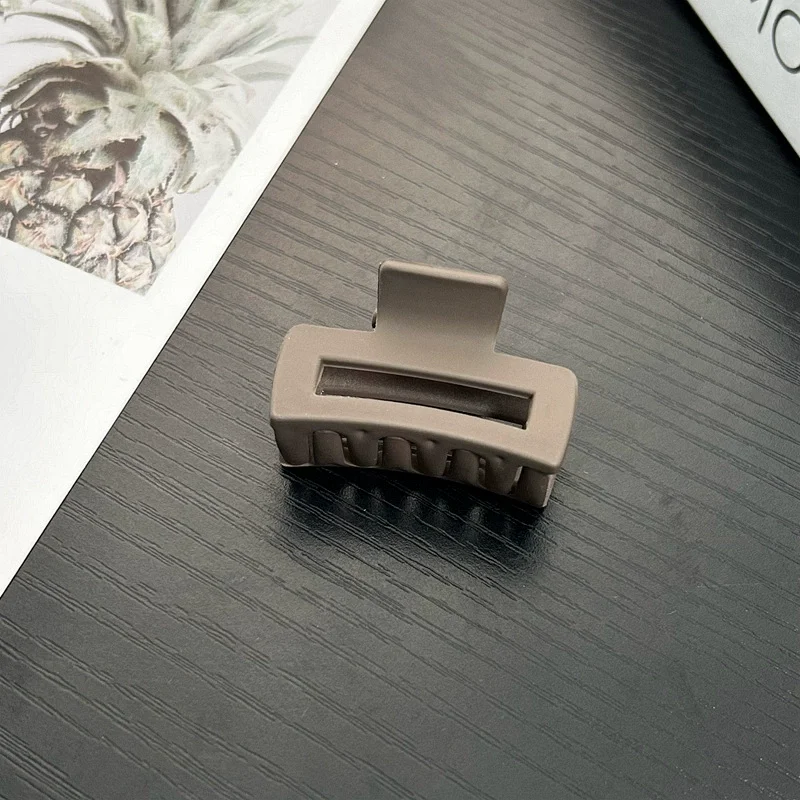 Заколки для волос квадратные матовые для женщин и девочек, заколки-бананы сильной фиксации для густых тонких волос