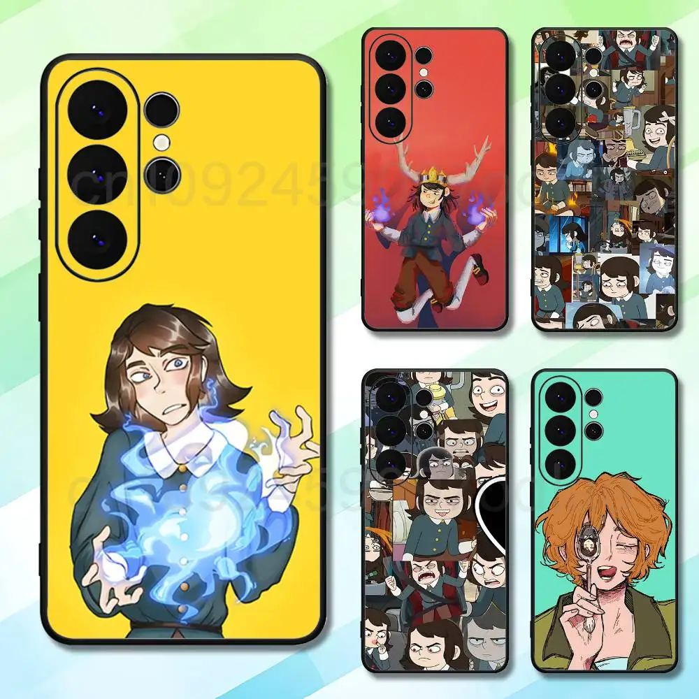 Abaddon Haunted Hotel Black Soft Skin-friendly For Samsung S20 S21 S25 S23 S22 S24 S26 Lite 5G Ultra Plus Phone Case