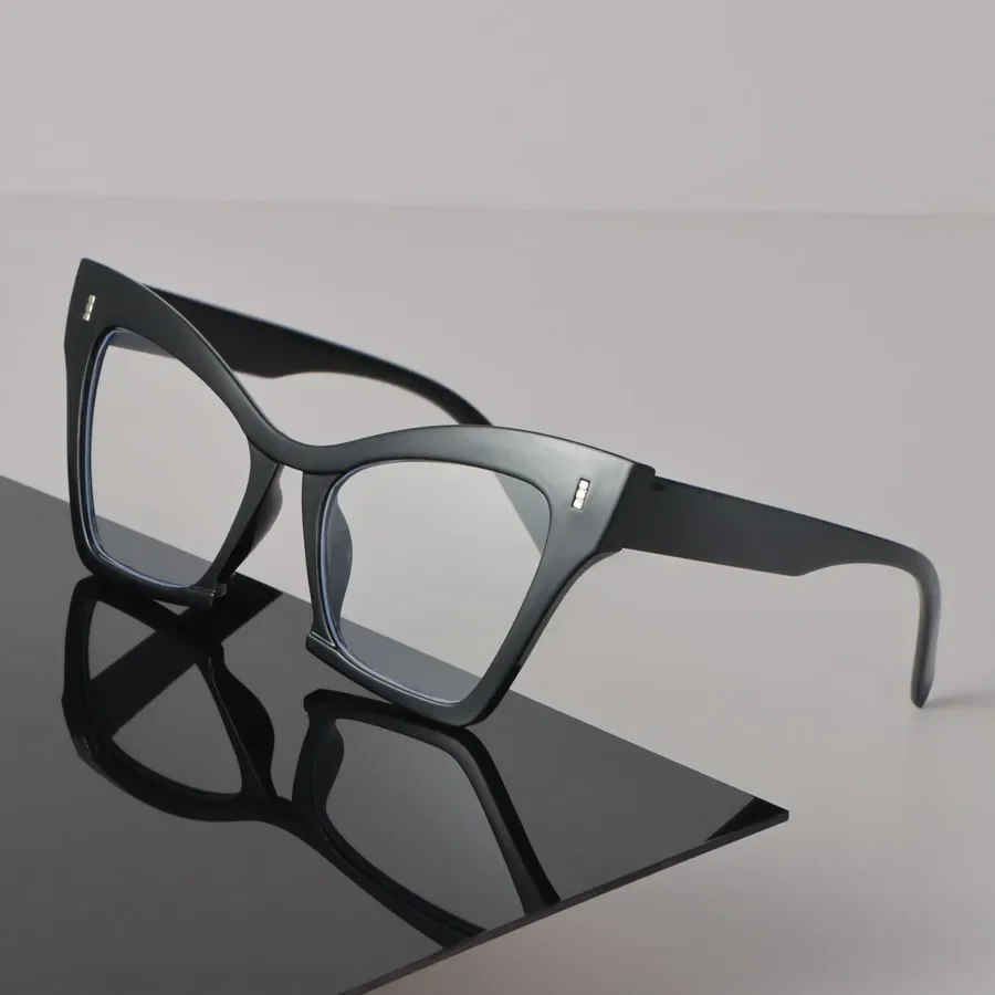 

Стильная оправа «кошачий глаз», классические очки для женщин и мужчин, прозрачные очки, винтажные очки с прозрачными линзами в оправе