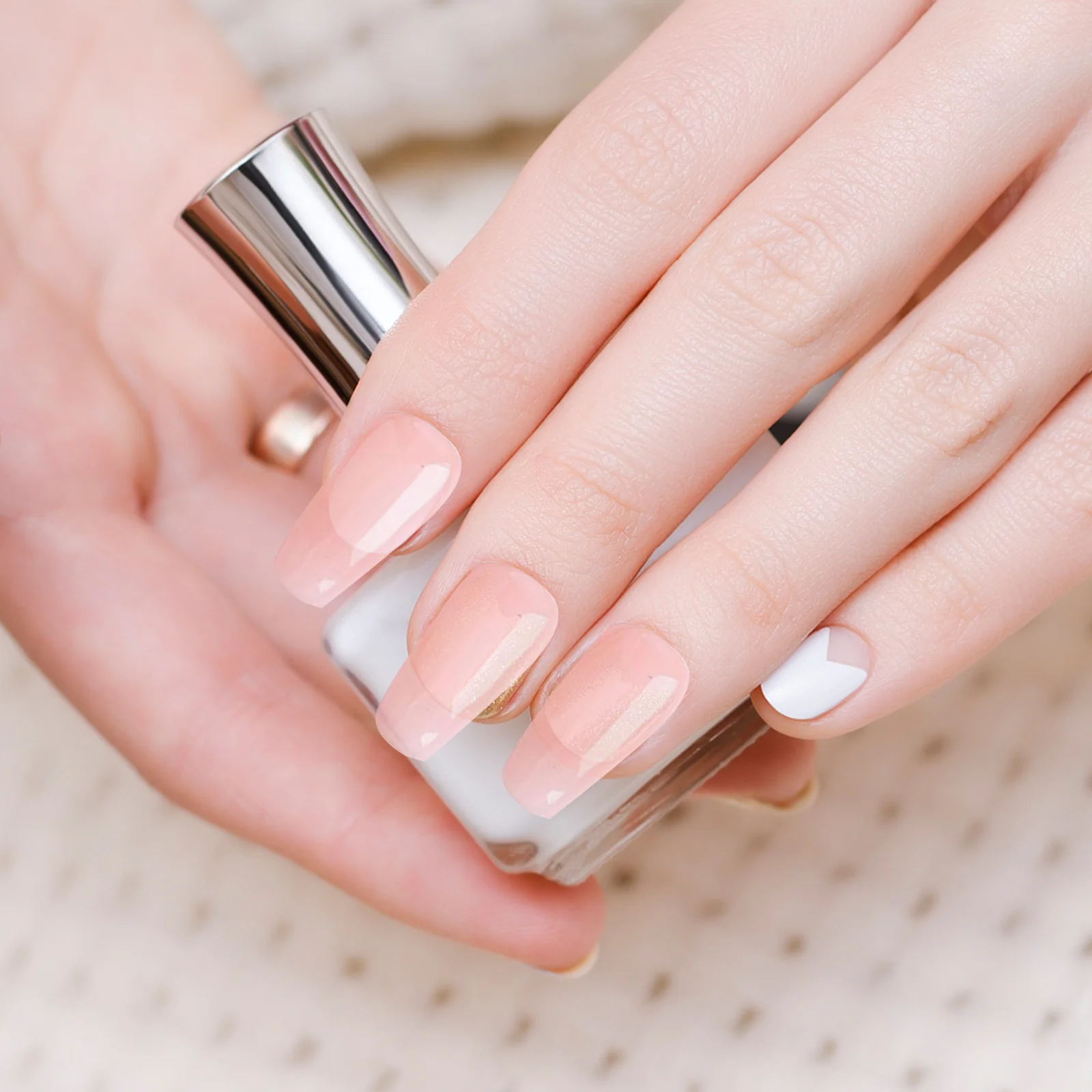 

4 Boxes Nail Art Extension Gels Safe Durable Fingernail Lengthen Kit Professional Manicure Supplies