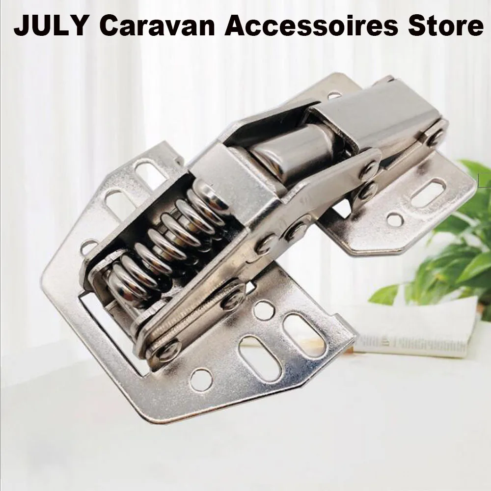 2pcs/Set Caravan Motorhome Overhead Swing Up Flap Hinge Stay For Face Frame Cabinet Locker Cupboard Kitchen Cabinet Door Hinges