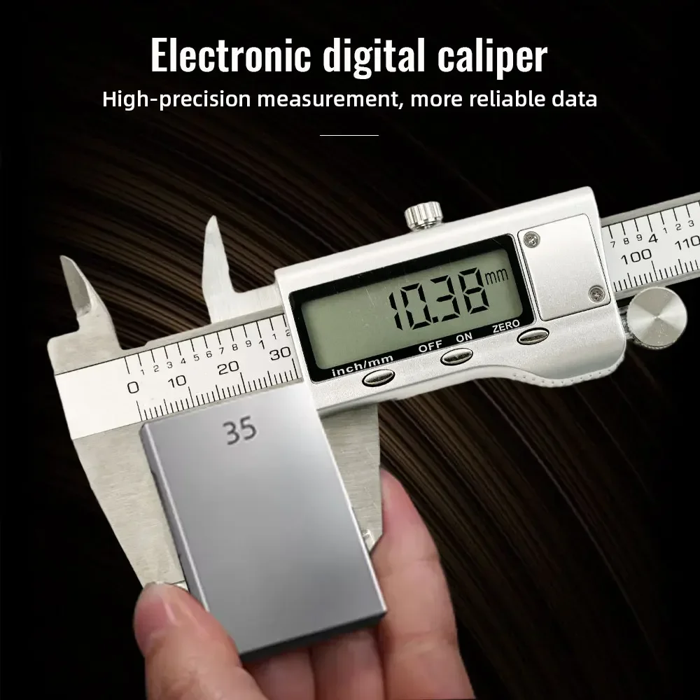 6 Inch 150mm Stainless Steel Digital Vernier Caliper Micrometer Measuring Tool Depth Ruler