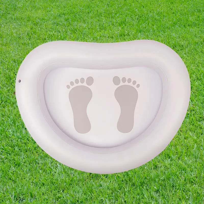 Foot Bath For Pool Entry Small Footprints Leakproof Inflatable Foot Bath Tub Clean Feet Portable Foot Bath Basin For Outdoor