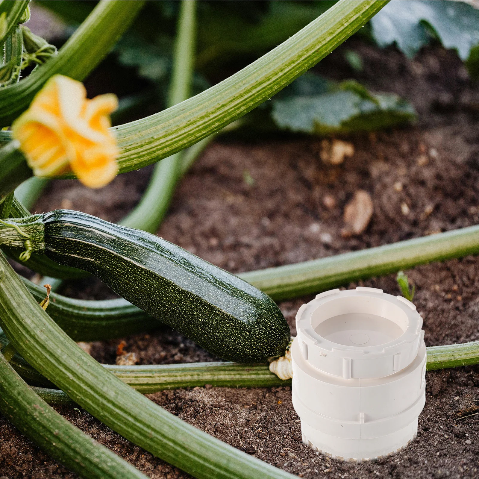 Contenedor de compostaje de gusanos, contenedor de plástico enterrado para residuos de cocina, peles de frutas, reciclaje de verduras, compostado de jardín al aire libre