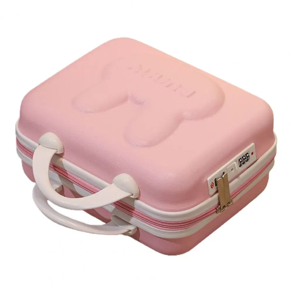 Convenient Cosmetic Case ABS Cosmetic Storage Box Large Capacity Multifunctional Travel Toiletry Makeup Code Case  Storage