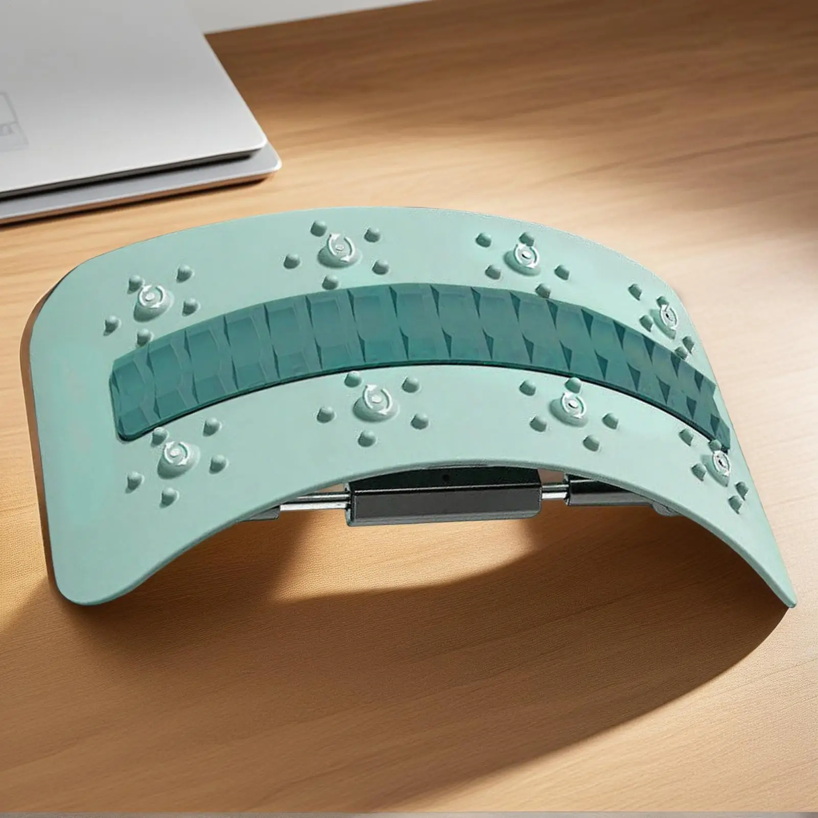

Back Cracker Lumbar Back Cracker With Magnet Massager Fitness Workout Spine Deck Cracking Massager For Bedroom Travel Dorm Gym