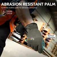 1/3Pairs Work Gloves for Men & Women - lightweight Mechanic, Construction, - Anti-Tear, Touchscreen Compatible, Non-Slip Grip - Image 5