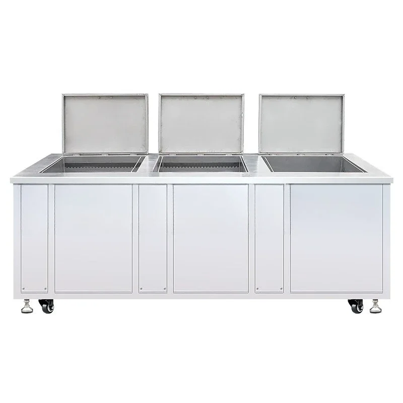 OEMThree-tank filter circulating ultrasonic cleaning machine with drying industrial multi-tank ultrasonic cleaning equipment