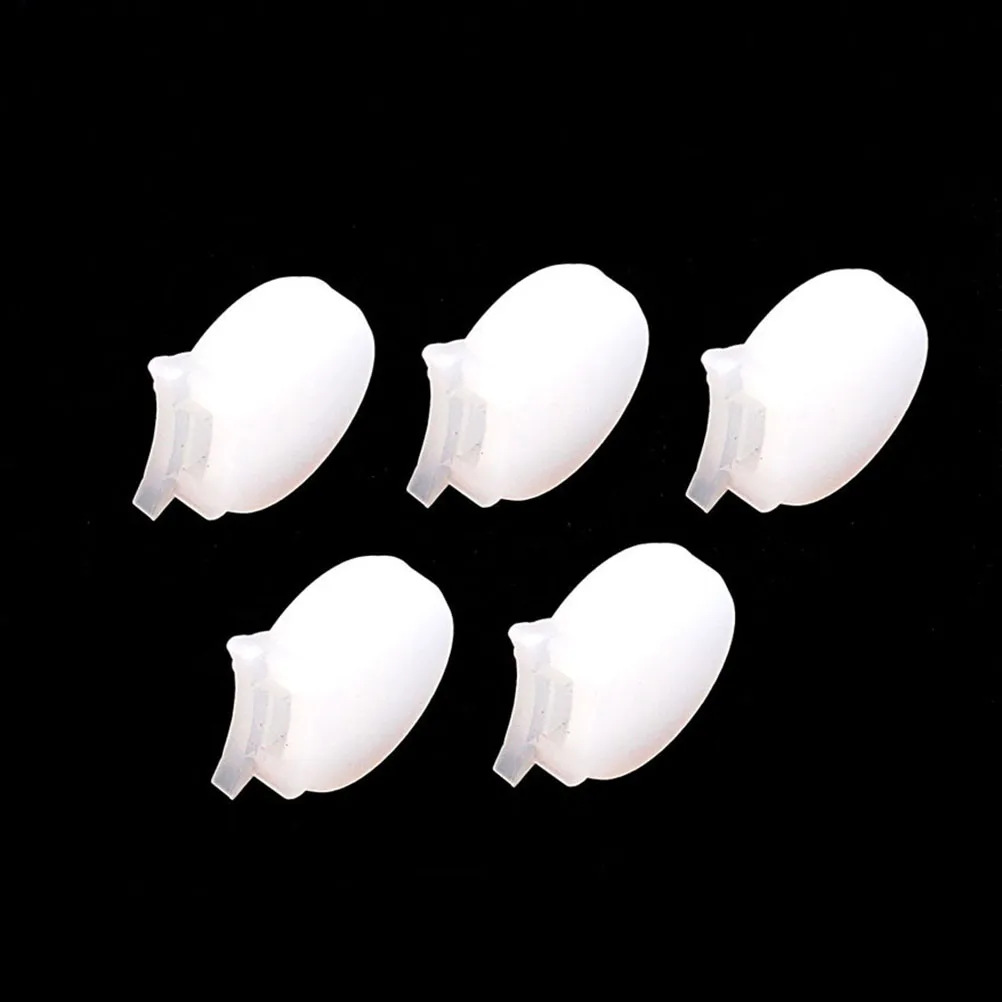 

Professional Clarinet Thumb Rest Cushion Rubber Finger Protector For Wind Instrument Spare Parts 5Pcs White