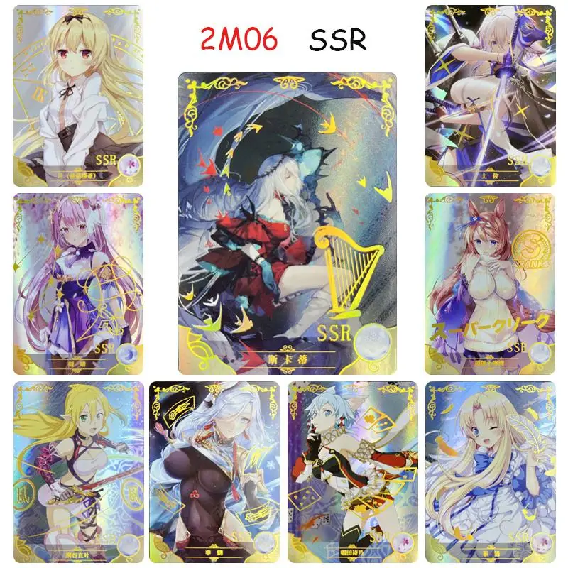 

Goddess Story SSR Series Anime Shenhe Keqing Asada Shino Game Collection Cartoon Characters Rare Card Boys Toys Birthday Gift