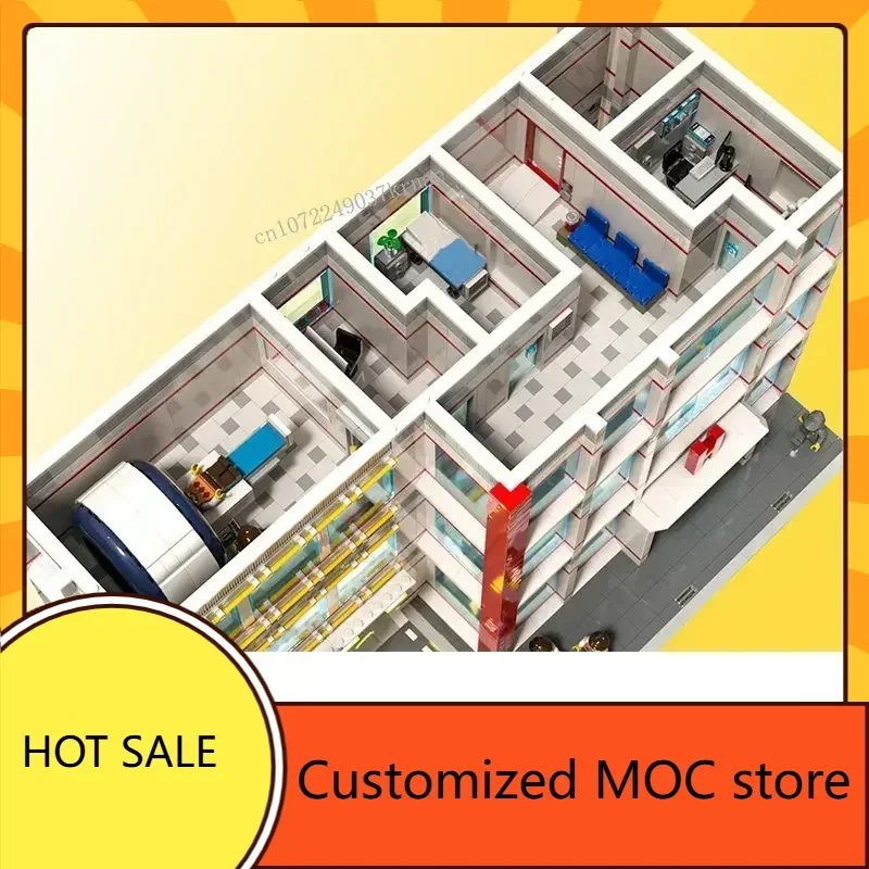 6030PCS Hot Selling Algemeen Ziekenhuis Hot City MOC StreetView Architectuur DIY Montage Creatief Speelgoed Kerst Verjaardagscadeau