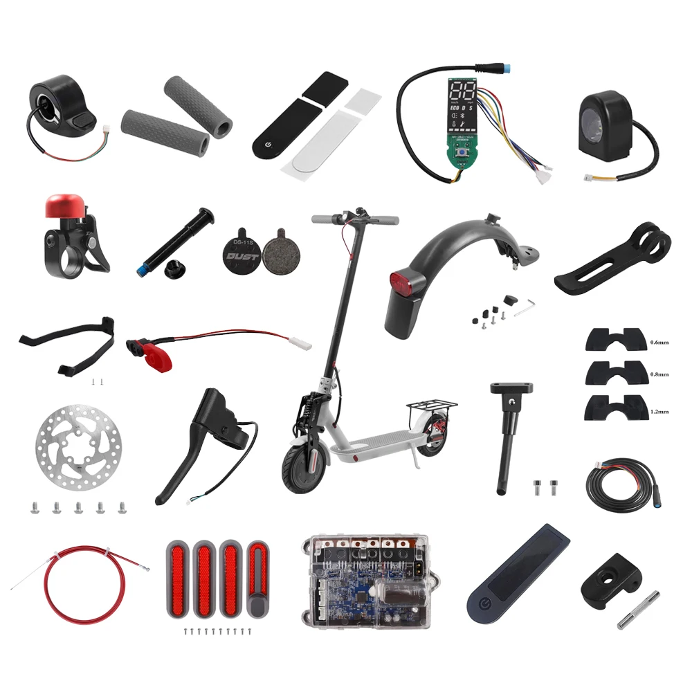 قطع غيار إصلاح مختلفة للسكوتر الكهربائي لقطع غيار سكوتر Xiaomi Mijia M365 Pro