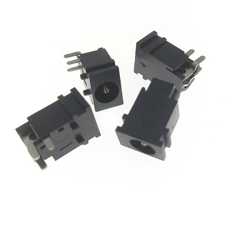 10 DC Power Jack DC-049 Horizontal 3PIN Plug-in DIP Peak Welding DC Charging Female Base 0.3A/30VAC Toy Charging Point Terminal