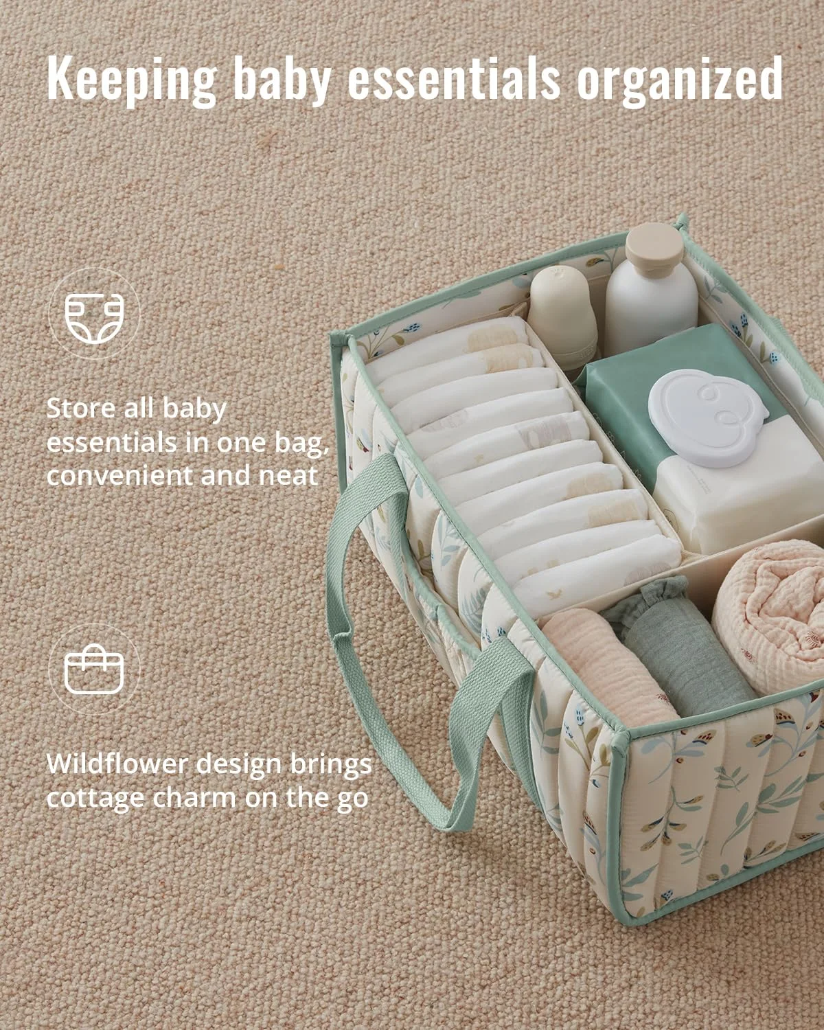 Diaper Caddy Organizer, Stylis - огляд і ціна Baby Nursery Storage