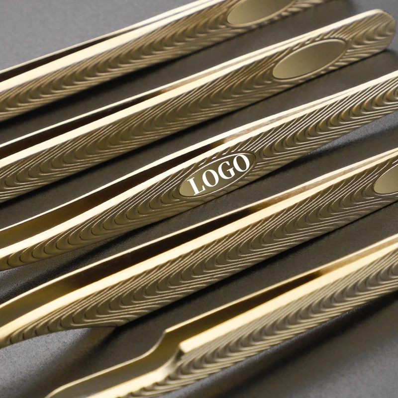 5pcs Eyelash Tweezers Set For Eyelash Extension Lash Eyebrow Excellent Closure Make Fans Boot isolation Professional Makeup Tool