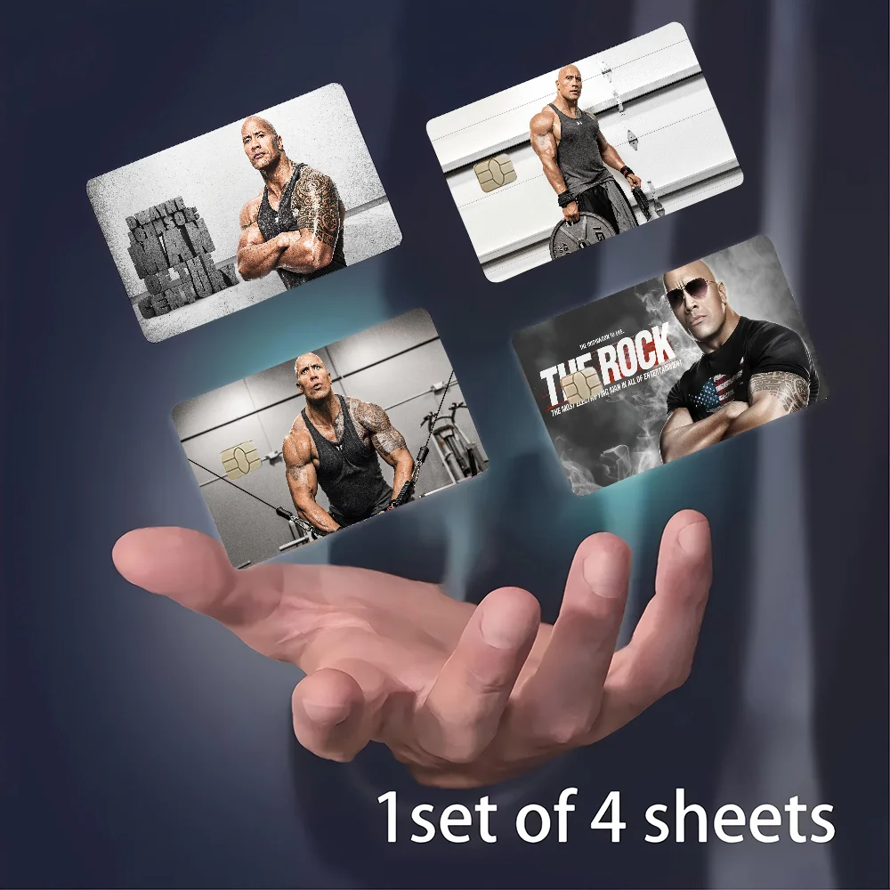 Dwayne Johnson Lustiger, matter Film-Hautaufkleber für Kreditkarten, Bank, Debit, Bus, Karte