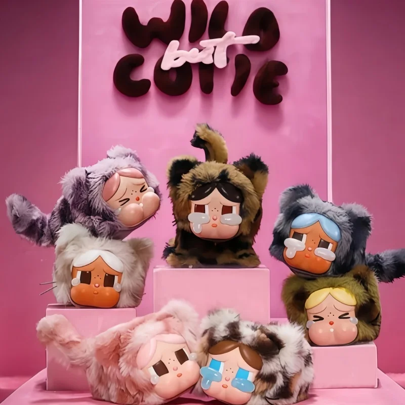 

Original Crybaby Wild Bt Cutie Series Blind Box Face Toy Decor Mysterious Action Figures Doll Trendy Desktop Ornament Toy Gifts
