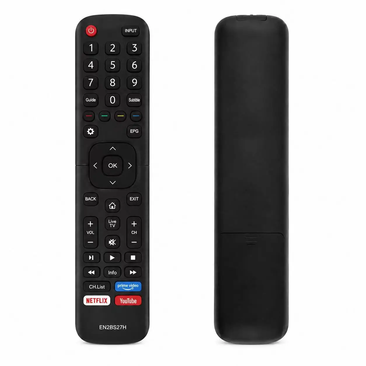 IR Infrared TV Remote Control Replacement EN2BS27H Fit for Hisense Smart TV 50R5 55R5 58R5 65R5