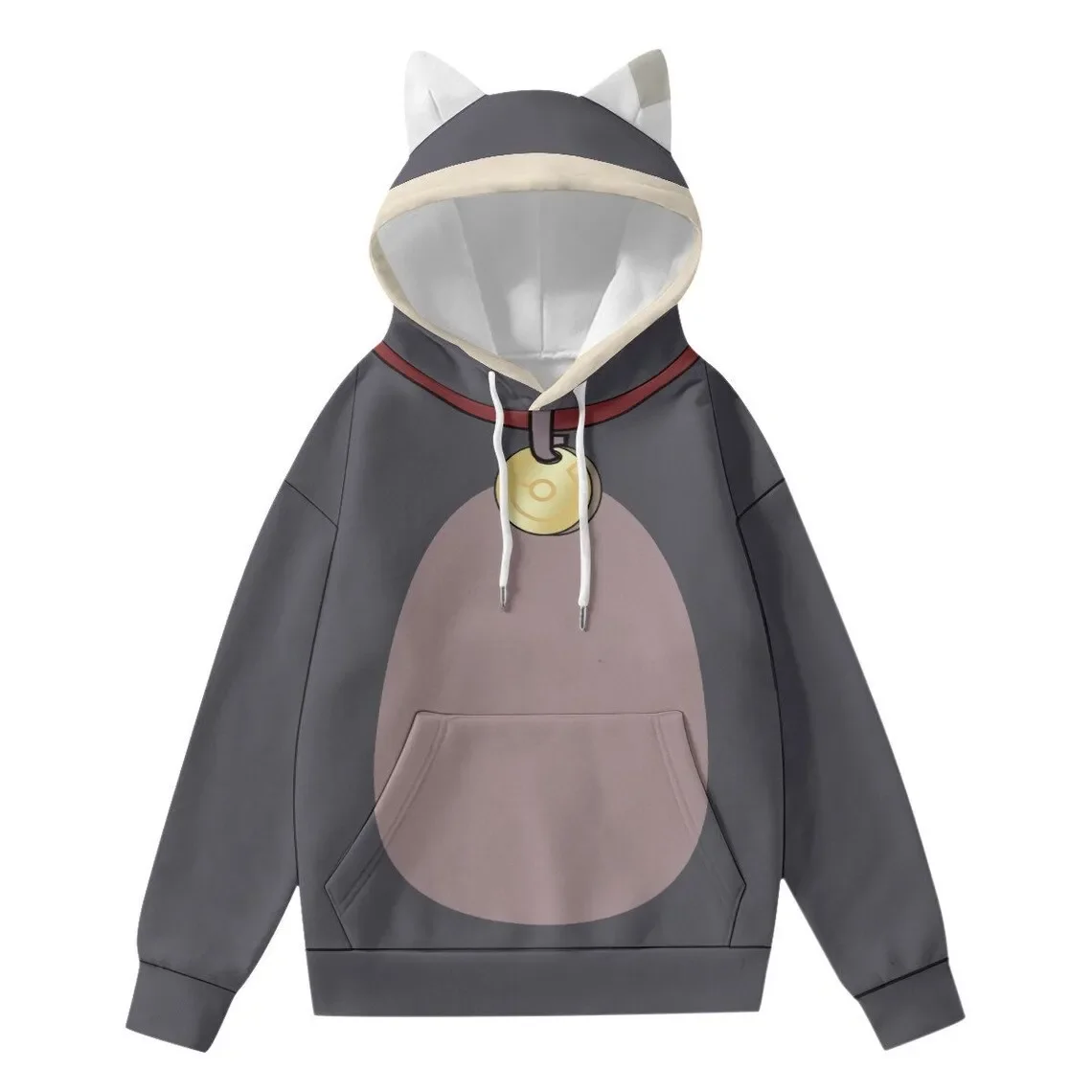 2022 New Product Cat Head Owl Magic Society Anime 3DSweatshirt Cosplay Hooded Pullover Sweatshirt Casual Loose Type